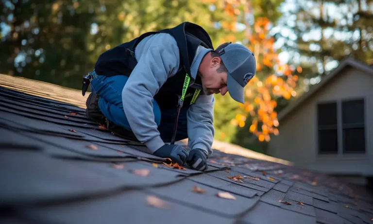 a roof repair in Wisconsin