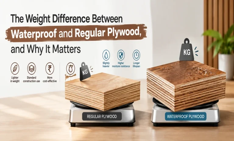 The Weight Difference Between Waterproof and Regular Plywood, and Why It Matters